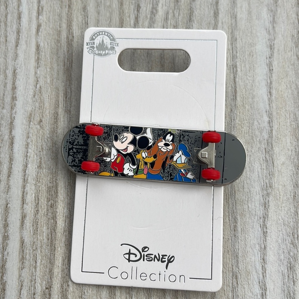 Disney Mickey and friends design skateboard pin collection